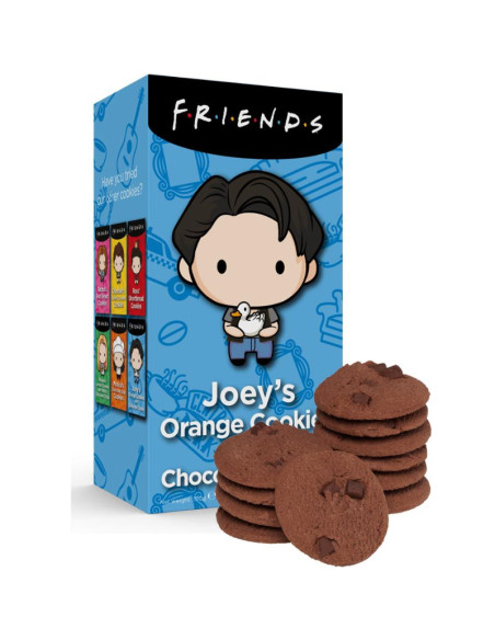 FRIENDS - JOEY COOKIES ORANGE PEPITES CHOCOLAT BLANC - My American Market