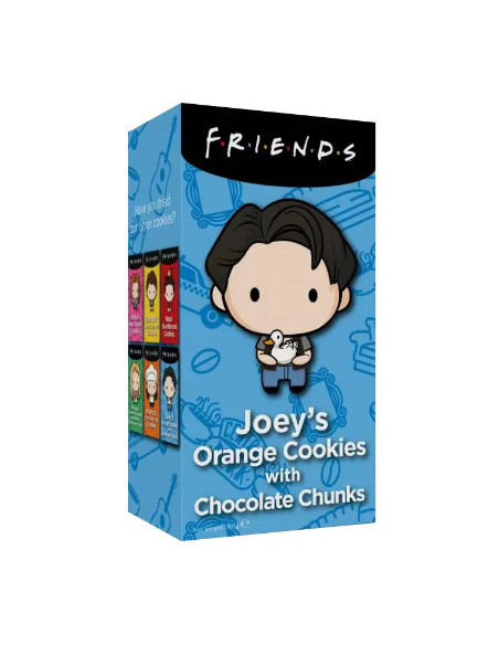 FRIENDS - JOEY COOKIES ORANGE PEPITES CHOCOLAT BLANC - My American Market