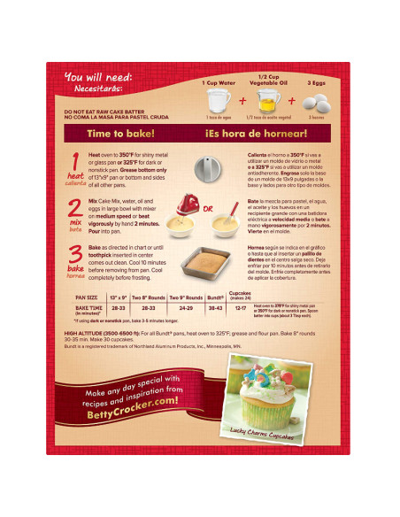 Betty Crocker - Super Moist Lemon Cake Mix (préparation pour gâteau au citron) - My American Market