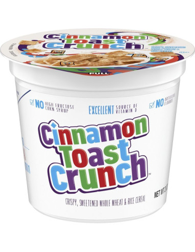 General Mills Cereali Cinnamon Toast Crunch Cup - My American Market