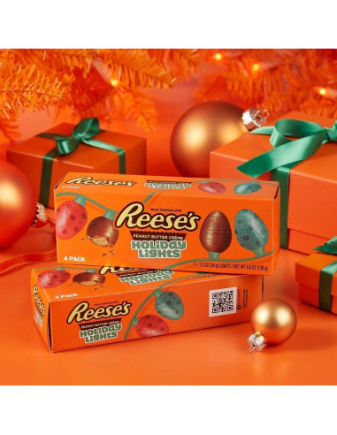 REESE'S GUIRLANDA DE NAVIDAD CHOCOLATE CON CREMA DE CACAHUETE - My American Market