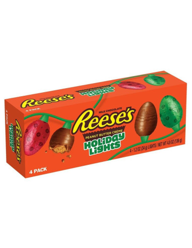 REESE'S GUIRLANDA DE NAVIDAD CHOCOLATE CON CREMA DE CACAHUETE - My American Market