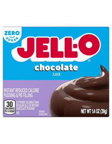 Jell-O Pudin Instantáneo Chocolate Sin Azúcar - My American Market