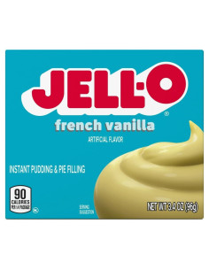 Jello Budino Istantaneo Vaniglia Senza Zucchero - My American Market