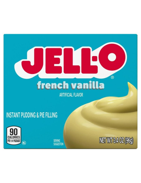 Jello Budino Istantaneo Vaniglia Senza Zucchero - My American Market