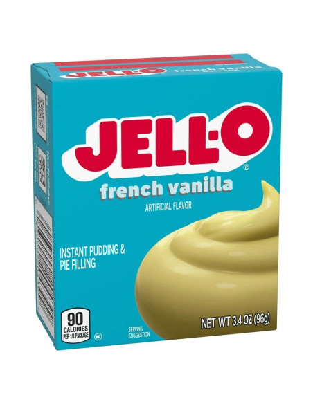 Jello Budino Istantaneo Vaniglia Senza Zucchero - My American Market
