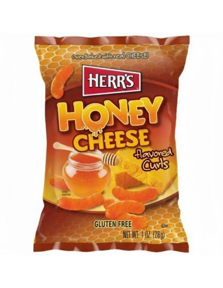 Herr's Hot Honey Cheese Curls - My American Market