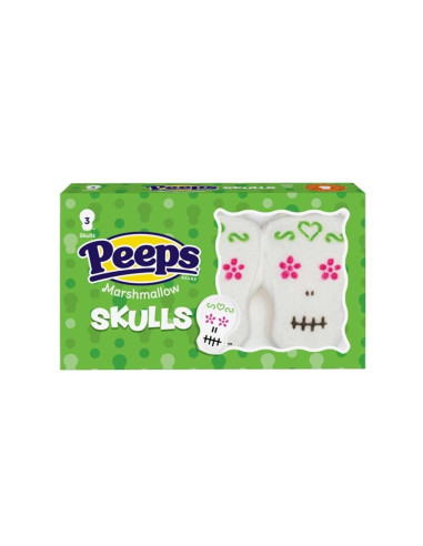 Peeps - Marshmallow Skulls (guimauves crâne, édition Halloween) - My American Market