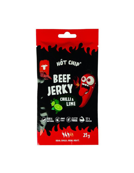 Hot Chip Jerky Chili And Lime - My American Market