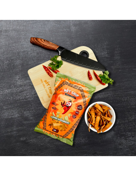 Hot Chip - Chips Au Citron Vert & Piment Habanero - My American Market