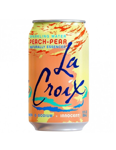 La Croix Acqua Frizzante Aromatizzata Alla Pesca - My American Market