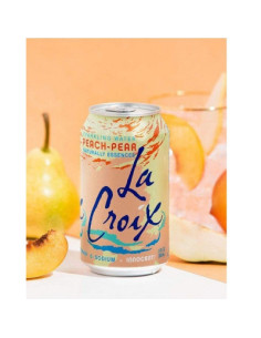 LaCroix - Peach-Pear (eau pétillante pêche-poire) - My American Market 2