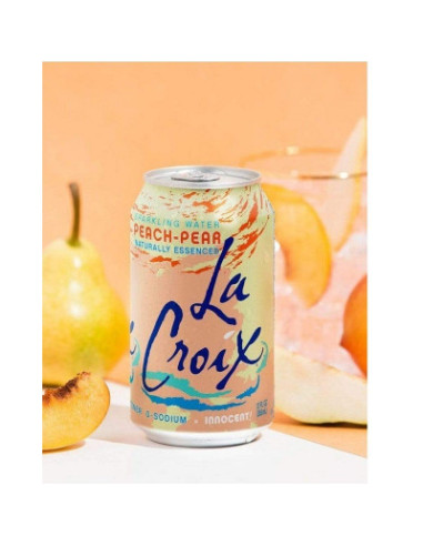 La Croix Acqua Frizzante Aromatizzata Alla Pesca - My American Market