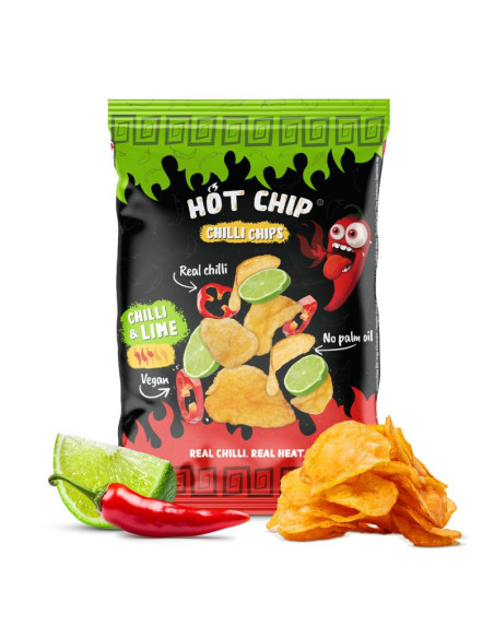 Hot Chip Patatine Al Peperoncino E Lime - My American Market