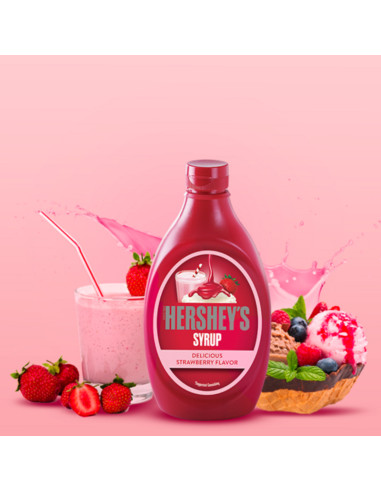 Hershey'S Sirope De Fresa (Formato Grande) - My American Market