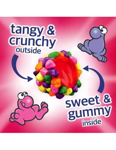Nerds - Gummy Clusters (billes gélifiées enrobées de mini bonbons croquants) - My American Market
