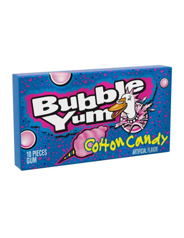 Bubble Yum - Cotton Candy, gomma da masticare allo zucchero filato, 10 pezzi - My American Market