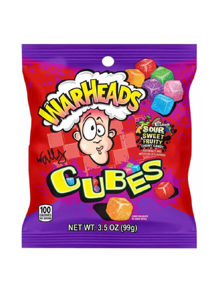 Warheads Sour Cubes Sweet & Fruity - My American Market