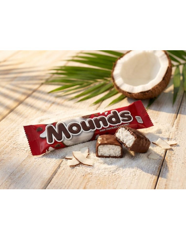 Hershey's - Mounds — barre noix de coco enrobée de chocolat noir - My American Market