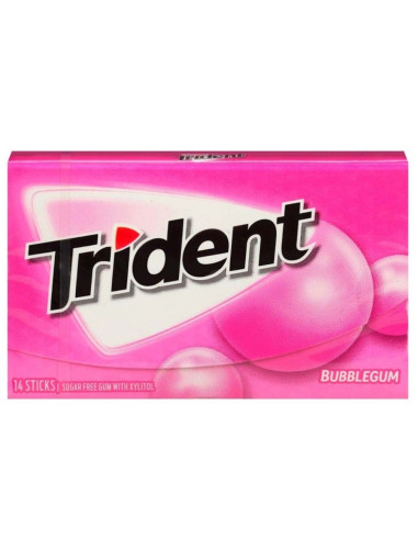 Chewing-Gum Trident Bubble Gum - My American Market