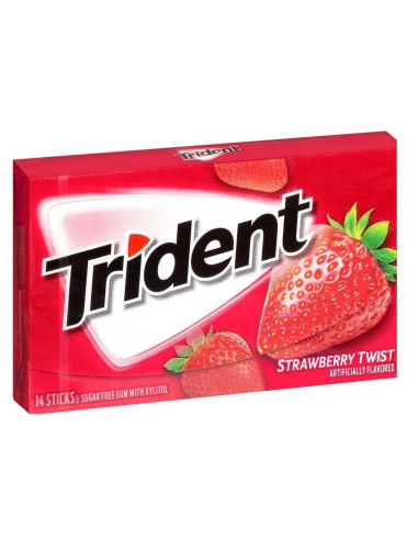 Chewing-Gum Trident Strawberry Twist - My American Market