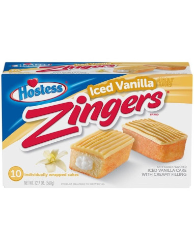 Hostess Zingers Iced Vanilla - My American Market