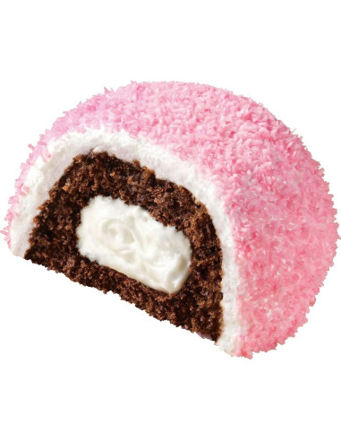 Hostess - Snoballs (gâteaux marshmallow-coco, glaçage rose) - My American Market