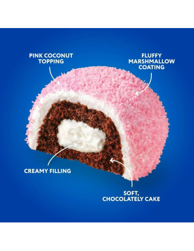 Hostess Snoballs Coconut & Marshmallow Pink - My American Market