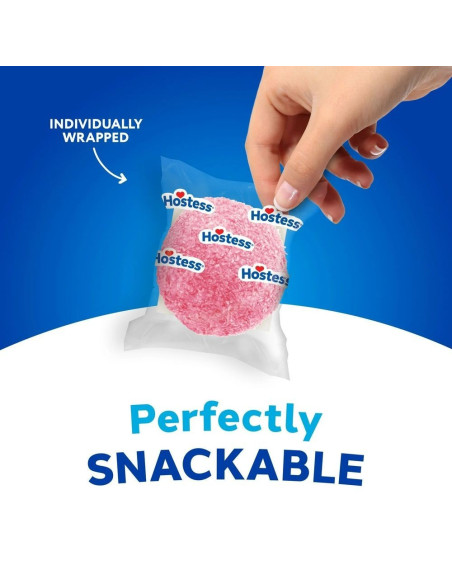 Hostess Snoballs Coconut & Marshmallow Pink - My American Market