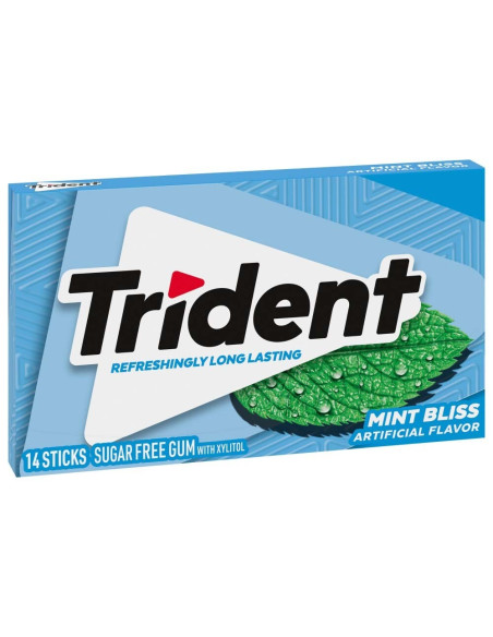 Chewing-Gum Trident  Mint Bliss - My American Market
