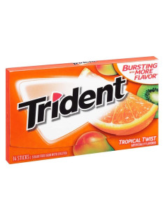 Trident Tropical Twist Chewing Gum - My American Market