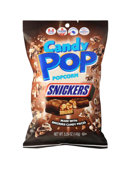 Candy Pop Popcorn Snickers 149g - My American Market