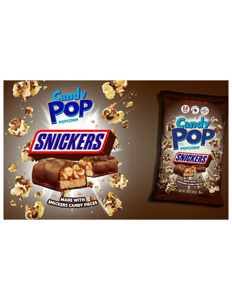 Candy Pop Popcorn Snickers 149g - My American Market