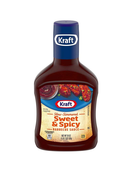 Kraft Sweet & Spicy Barbecue Sauce - My American Market