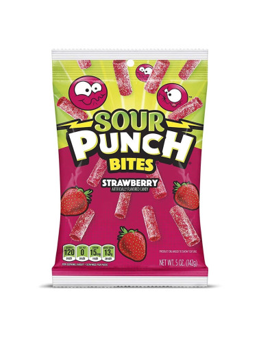 Sour Punch Bites Strawberry - My American Market