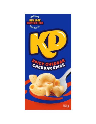 Kraft Dinner Spicy Cheddar Macaroni & Cheese - My American Market