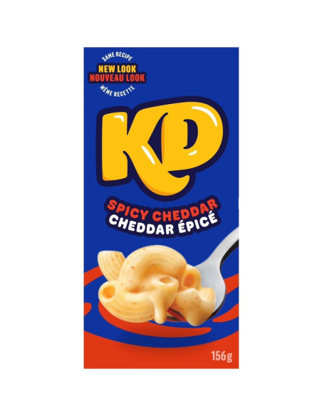 Kraft Dinner Spicy Cheddar Macaroni & Cheese - My American Market