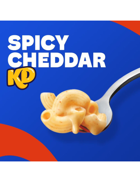 Kraft Dinner Spicy Cheddar Macaroni & Cheese - My American Market