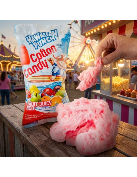 Hawaiian Punch Cotton Candy Fruit Juicy Red - My American Market