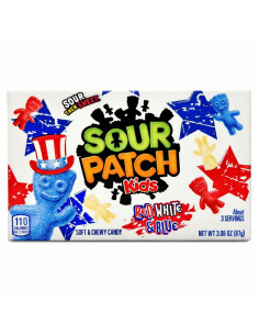 Sour Patch Kids Rojo, Blanco y Azul - My American Market