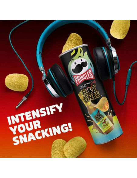 Pringles Hot Ones Los Calientes Green - My American Market
