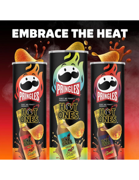 Pringles Hot Ones Los Calientes Verde - My American Market