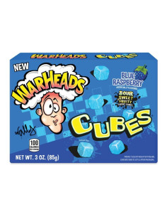 Warheads Cubes Blue Raspberry - My American Market