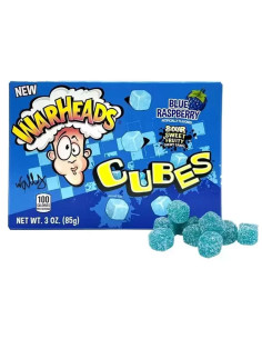 Warheads Cubes Blue Raspberry - My American Market 2