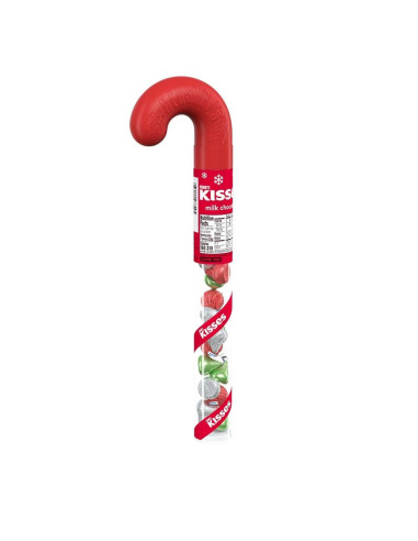 Hershey's Kisses Milk Chocolate Christmas Cane - My American Market