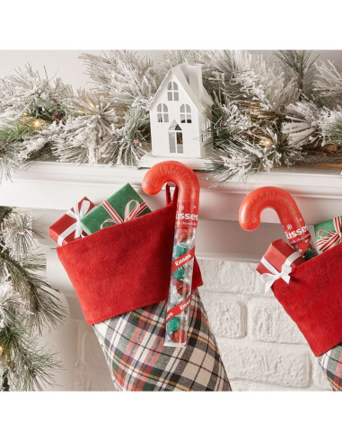 Hershey's Kisses Milk Chocolate Christmas Cane - My American Market