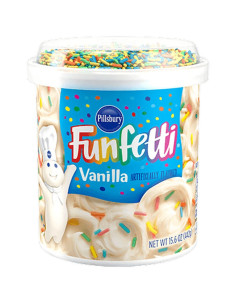 Glassa alla vaniglia Funfetti Pillsbury - My American Market