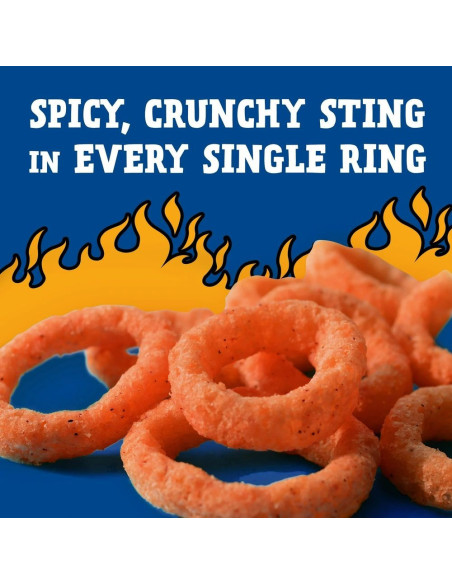 Andy Capp's - Onion Rings Hot (anneaux d'oignon soufflés épicés) - My American Market