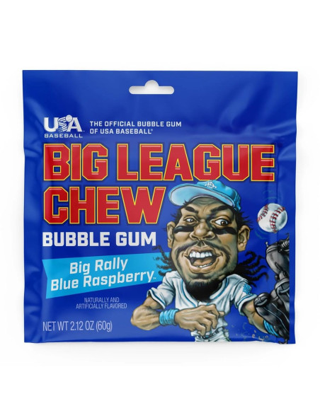 Big League Chew Blue Raspberry - My American Market