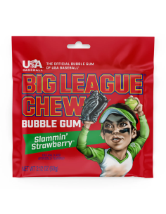Big League Chew Slammin' Strawberry - My American Market